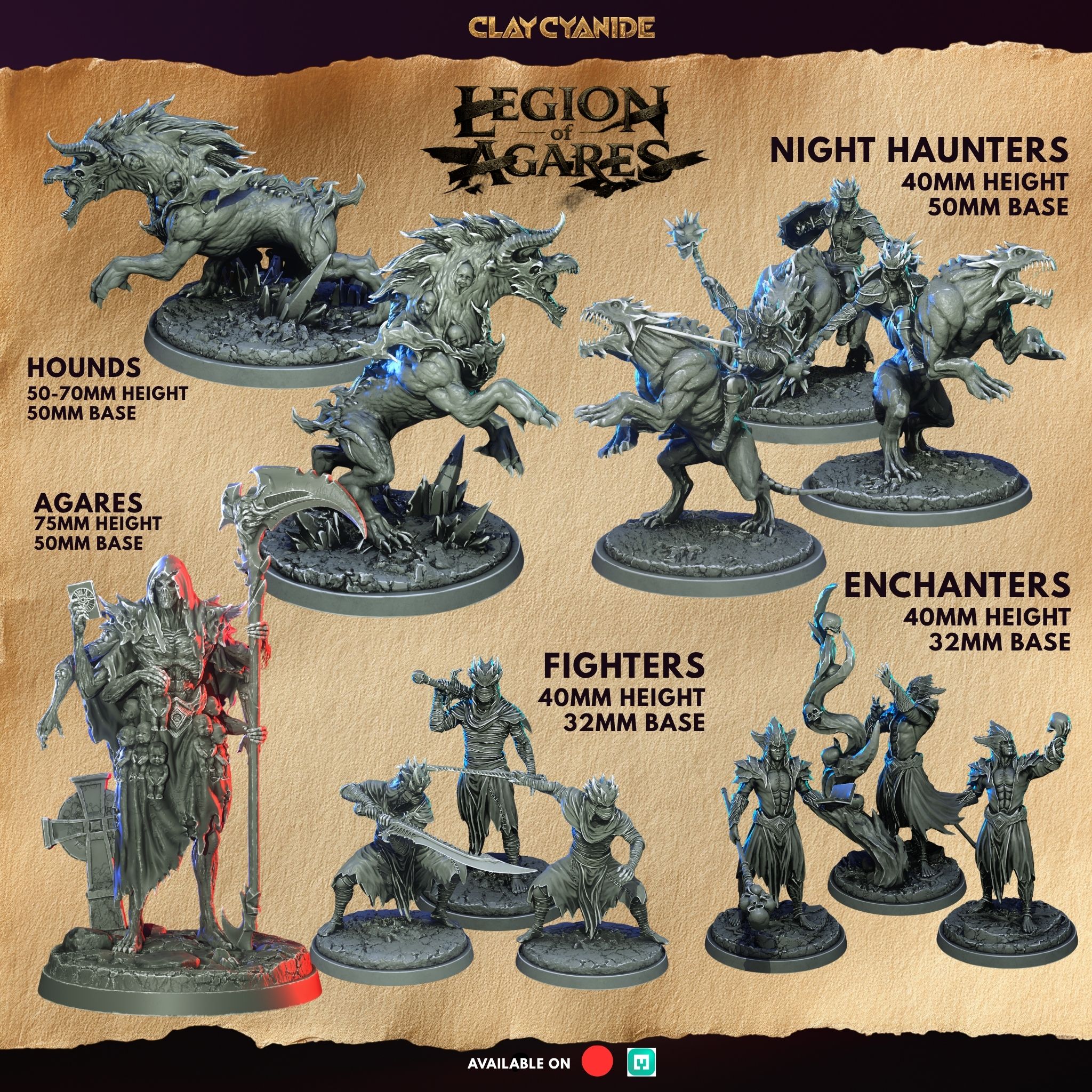 Legion of Agares — Back Cover